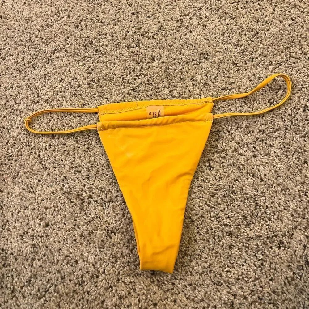 Matte swimwear bikini bottoms